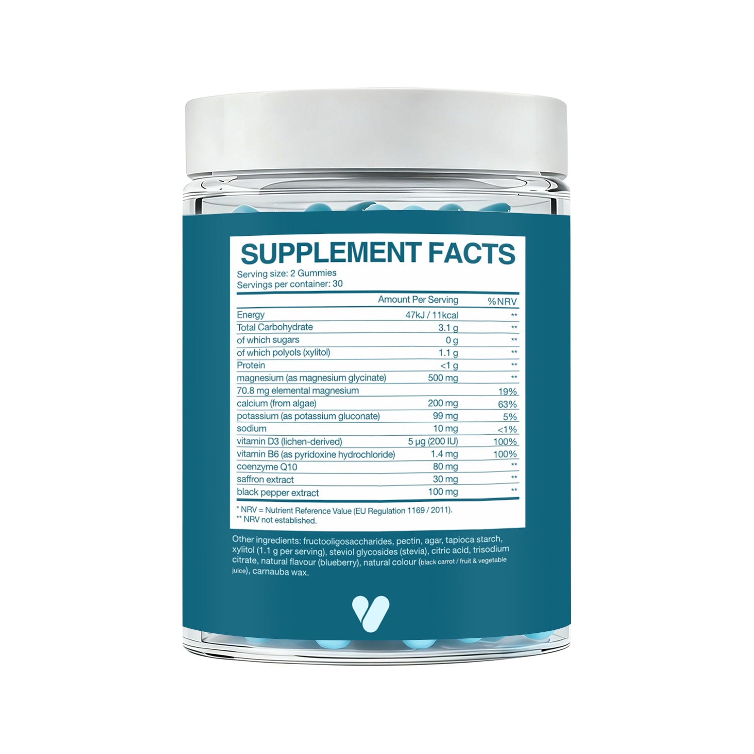 Magnesium Glycinaat Gummies – met B6 & D3