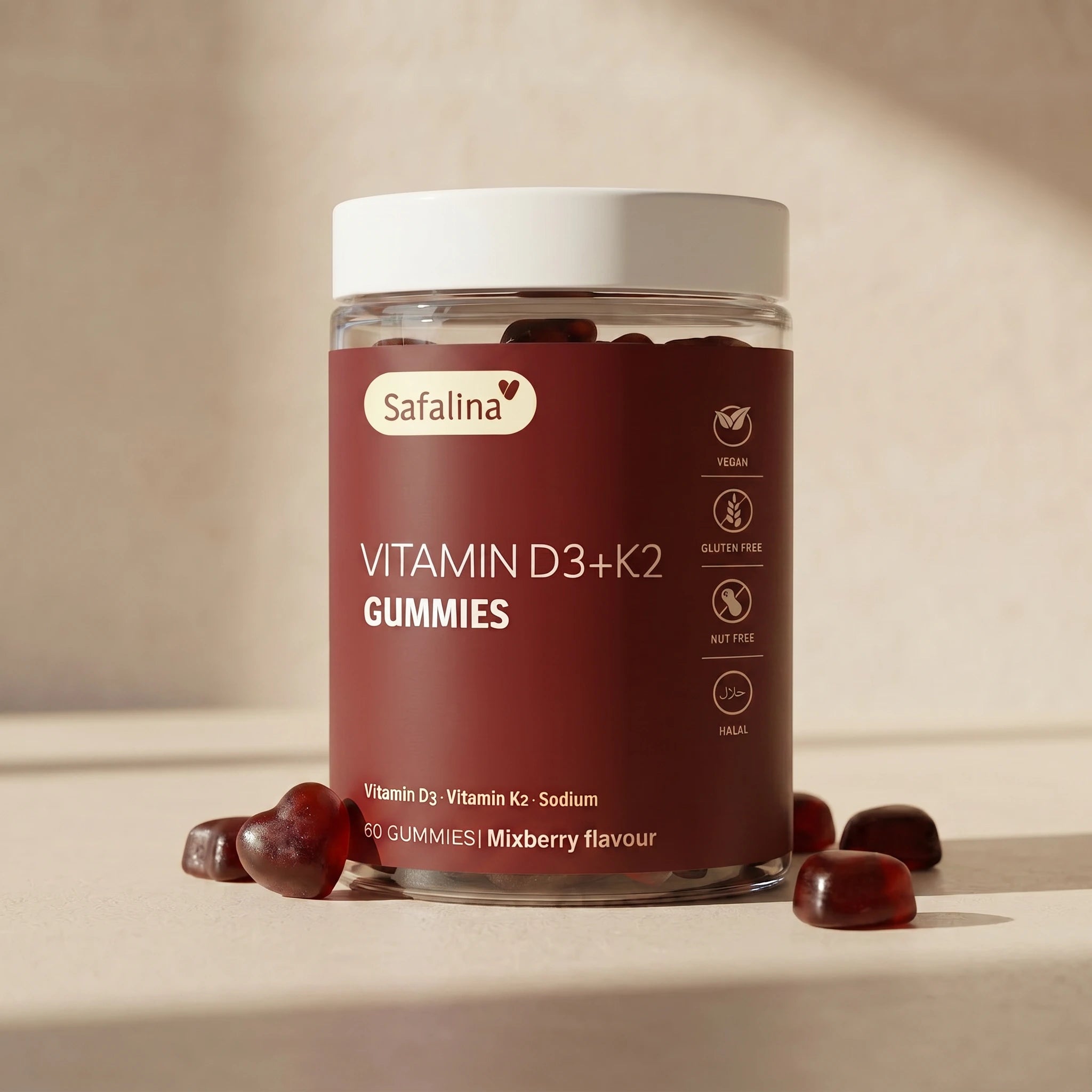 Vitamine D3 (1000 IU) + K2 (45 mcg)